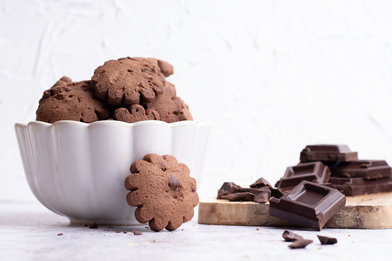 Dolcetti al Cacao con gocce di cioccolato